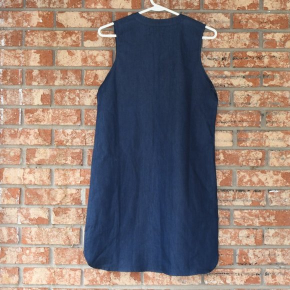Mud Pie Blue Denim Dress NWT - Picture 2 of 3